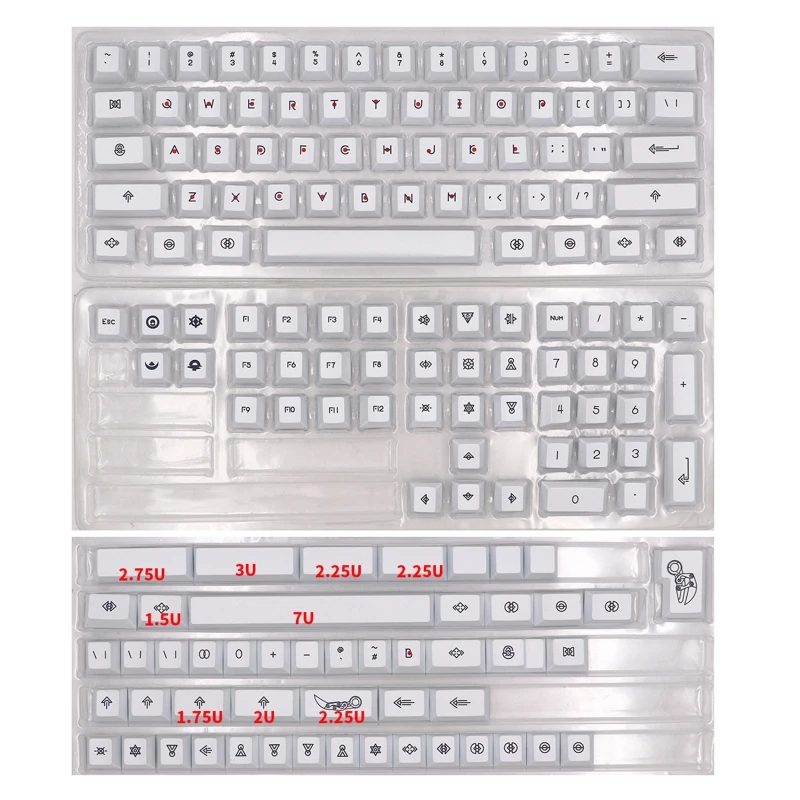 

158-Key Daytime PBT Dye Sublimation Keycaps for Cherry MX Mechanical