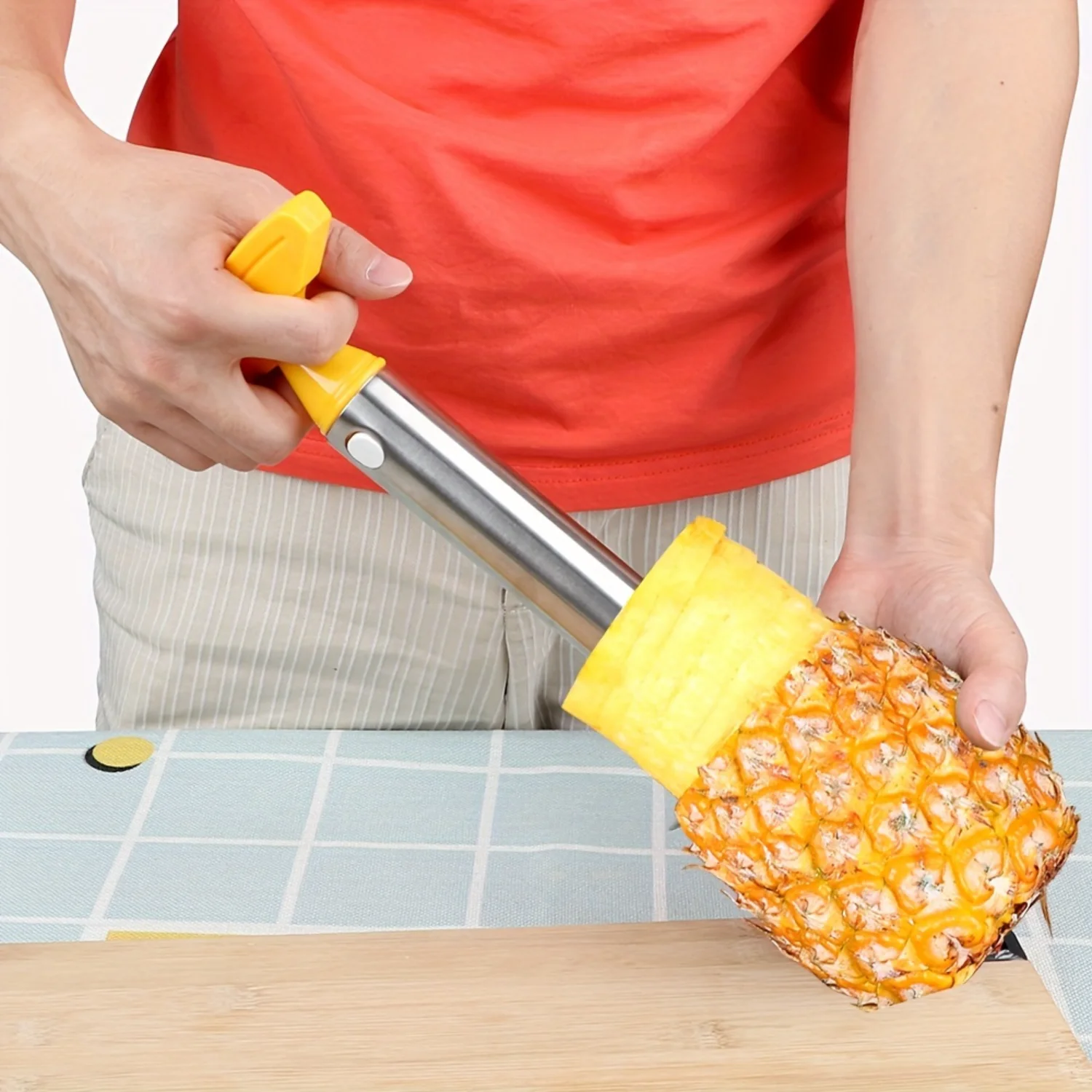 

Stainless Steel Kitchen Fruit Slicer Peeler Cutter Parer - Essential Cooking Tools for Kitchen Gadget Enthusiasts