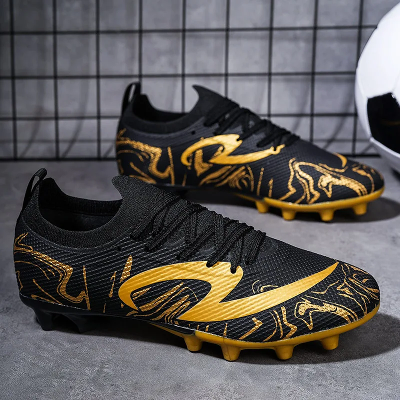 2025 New Mid Top Adult Football Shoes Outdoor Wear Resistant Lightweight Sports Shoes Flexible Support Rebound Walking Shoes