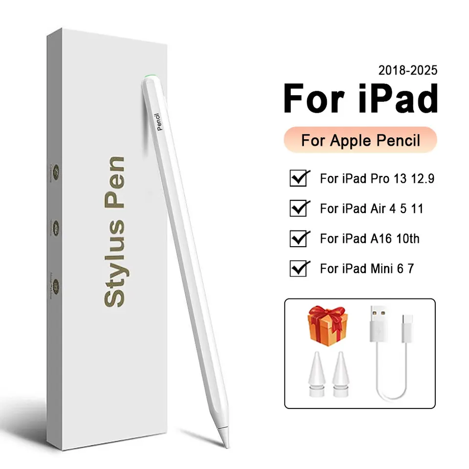 For Apple Pencil For iPad A16 10th Generation Pro 12.9 Air 13 11