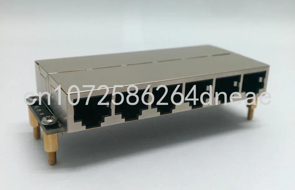 Network Cable Straight-through Connector Network Port Adapter Board 6-way Network Cable Multi-way Docking Module