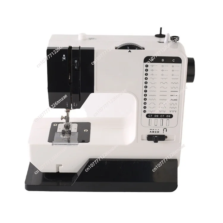 Sewing Machine With Foot Pedal Portable Handy Mini Replaceable Presser Foot 40 Stitches Overlock Knitting Start Button Electrec