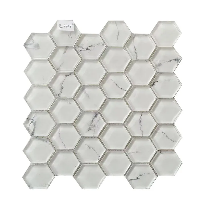 mirror tiles decorative wall back splash peel and sticker for kitchen Crystal Glass Mosaic Transparent Chips