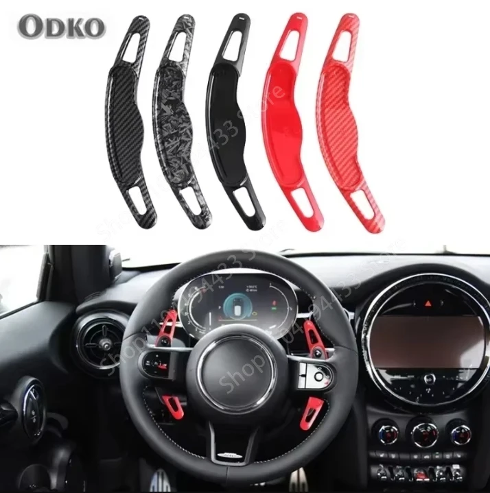 

For Mini F54 F55 F56 F57 F60 2014-2022 Auto Steering Wheel Rear Shift Paddle Car Shift Equipment Semi Automatic Clutc Black Red