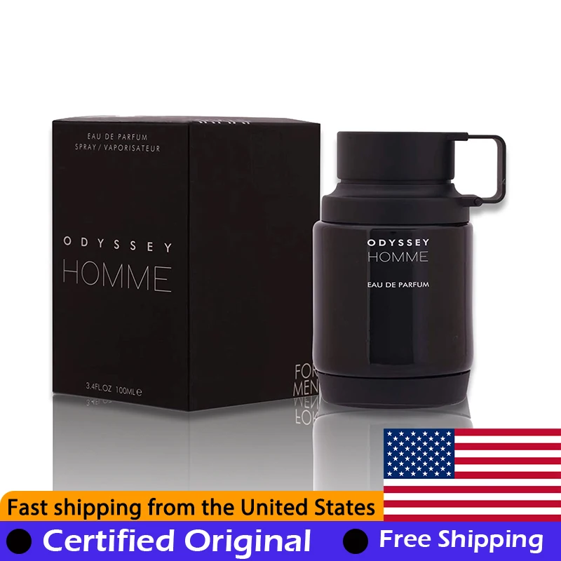 

Armaf Odyssey Homme Eau de Parfum Spray 3.4 Oz Natural Lasting Oriental Pheromones Cologne Perfume 100 ML Original Arab Perfumes