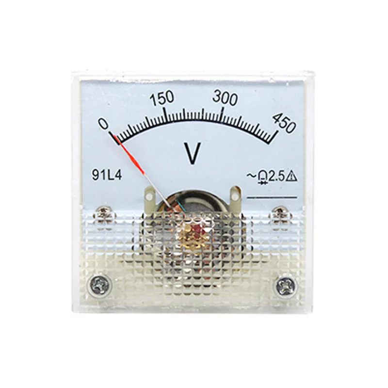 91L4 AC 0-150V 250V 300V 450V Analog Panel Volt Voltage Meter Voltmeter Gauge 91L4 AC 0-150V