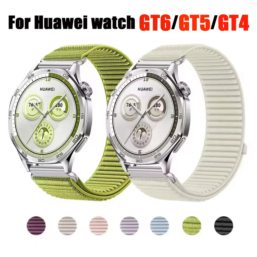 

22mm 20mm 18mm Sports Nylon Band for Huawei Watch GT6 5 4 46mm Weave Bracelet for Huawei Watch GT6 GT5/4 41mm GT5 Pro 42mm Strap