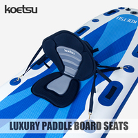 KOETSU SUP Board Accessories Surfboard Paddle Board Seat Inflatable Boat Kayak Canoe Adjustable Eva Backrest cCushion Folding