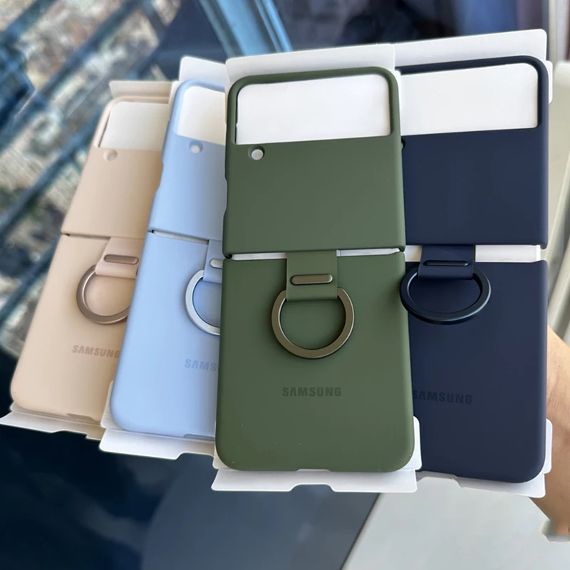 

Силиконовый чехол-книжка с кольцом для Samsung Galaxy Z, 4 дюйма