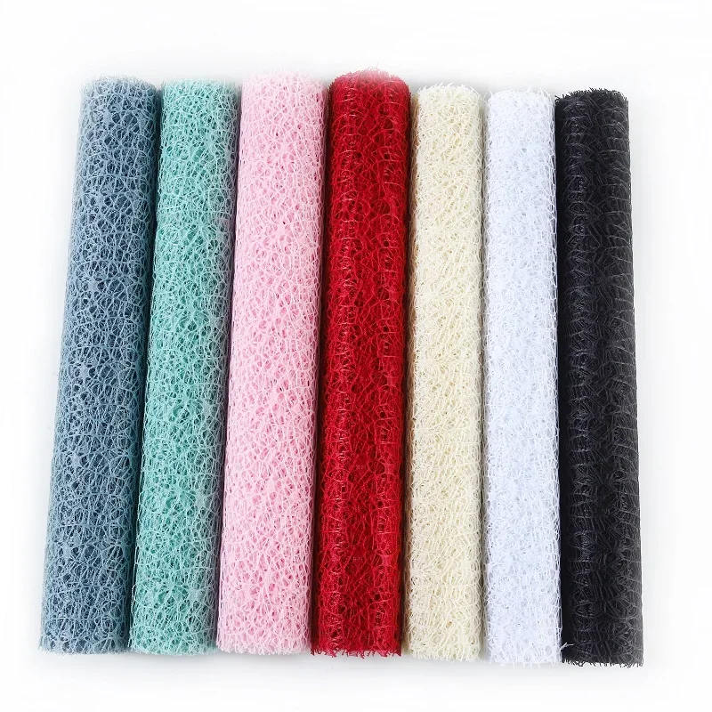 

50 см * 5 ярдов, сетчатая бумага для упаковки цветов, нерегулярная полая сетка, букет цветов, бумага, упаковка для свежих цветов, принадлежности для упаковки