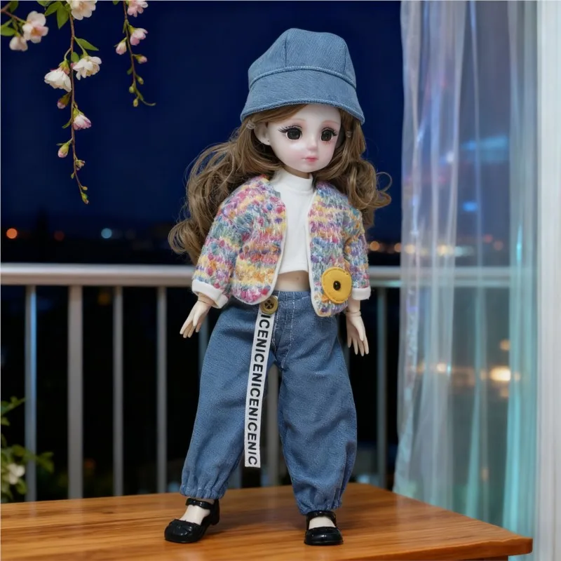 1/6 BJD poupée jouet à la mode jolie 30 cm ensemble de poupée multi-articulé mobile habiller bricolage poupée jouet enfants jouer maison jouet Collection cadeau