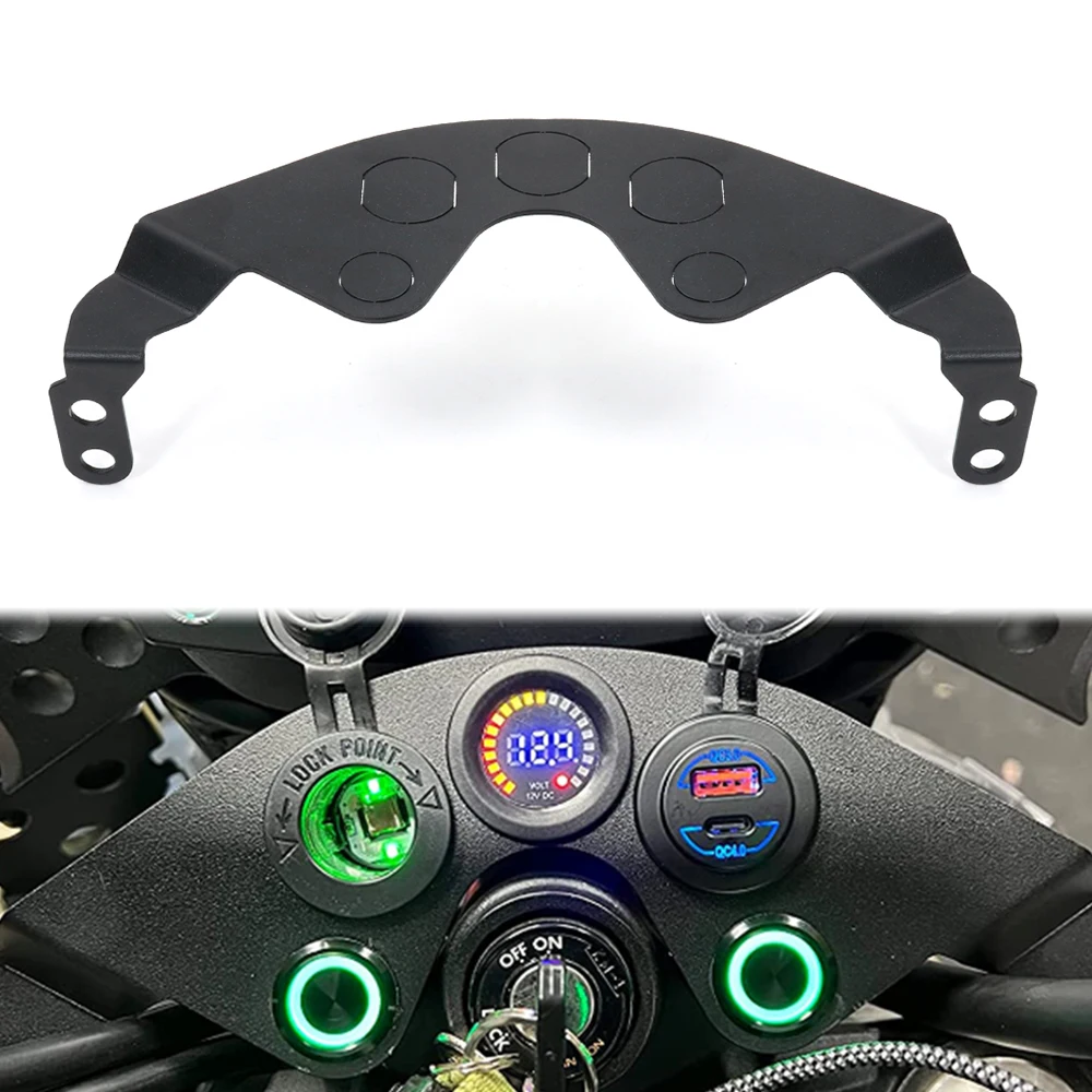 

Motorcycle Accessories Alloy Lower Dash Panel Aftermarket Fit For Kawasaki KLR650 KLR 650 2008-2018