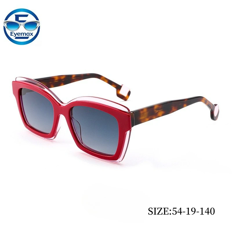 2026 High Quality Acetate Square Men's Sunglasses Women's Retro Large Frame Unique Sunglasses Outdoor Handmade UV400 54-19-140