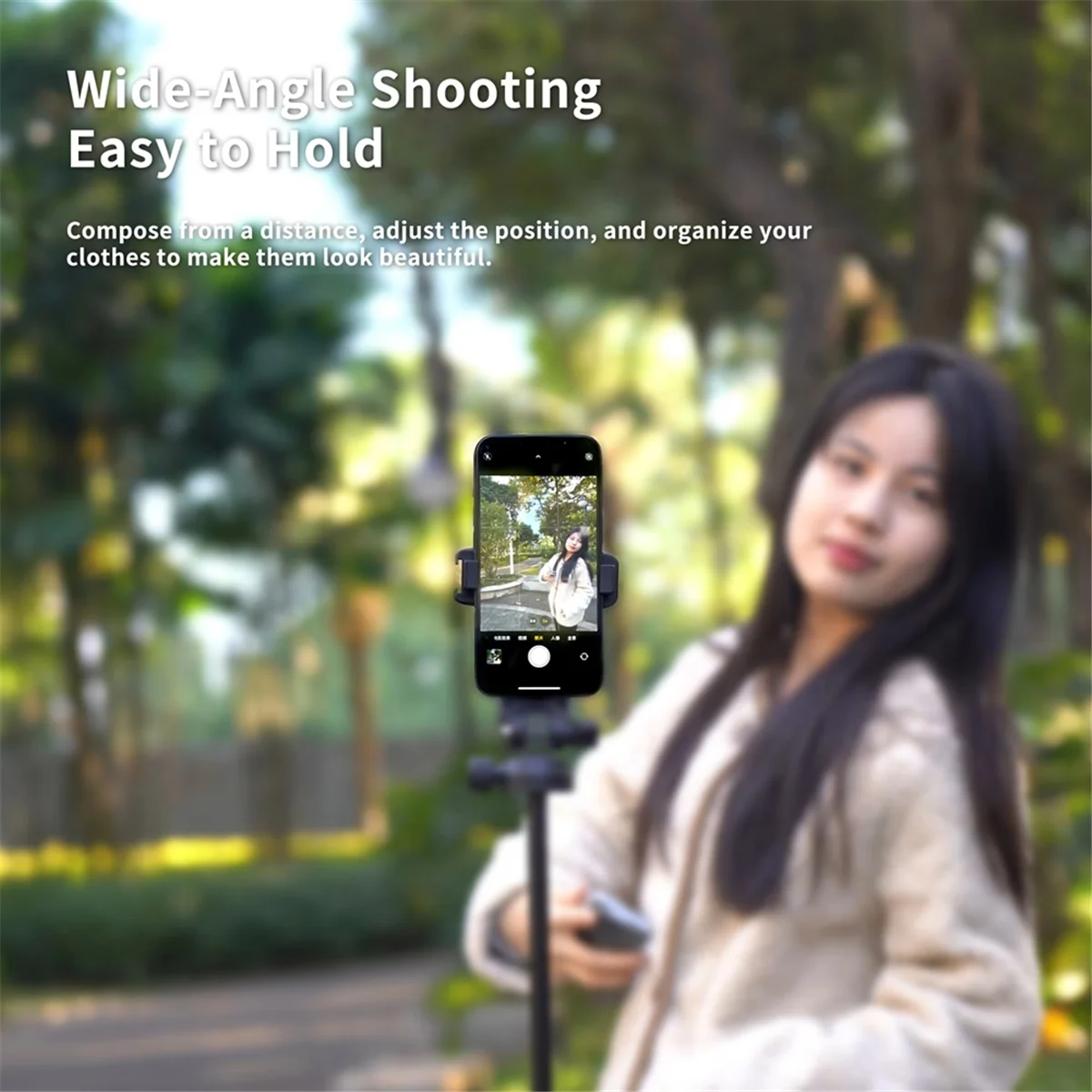 Retail! PT001 Magnetic Phone Selfie Screen Display for Phone Rear Camera Selfie Vlog Live Monitor for IPhone Android Phones