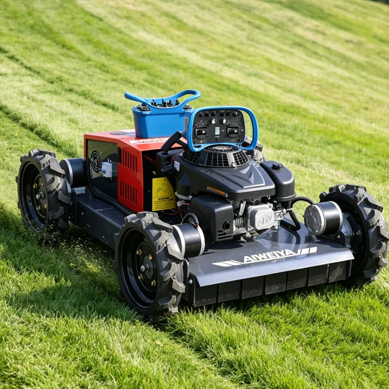 Robot tondeuse à gazon personnalisé en gros pour usine, idéal pour la coupe de l'herbe dans les parcs communautaires, les fermes et les vergers