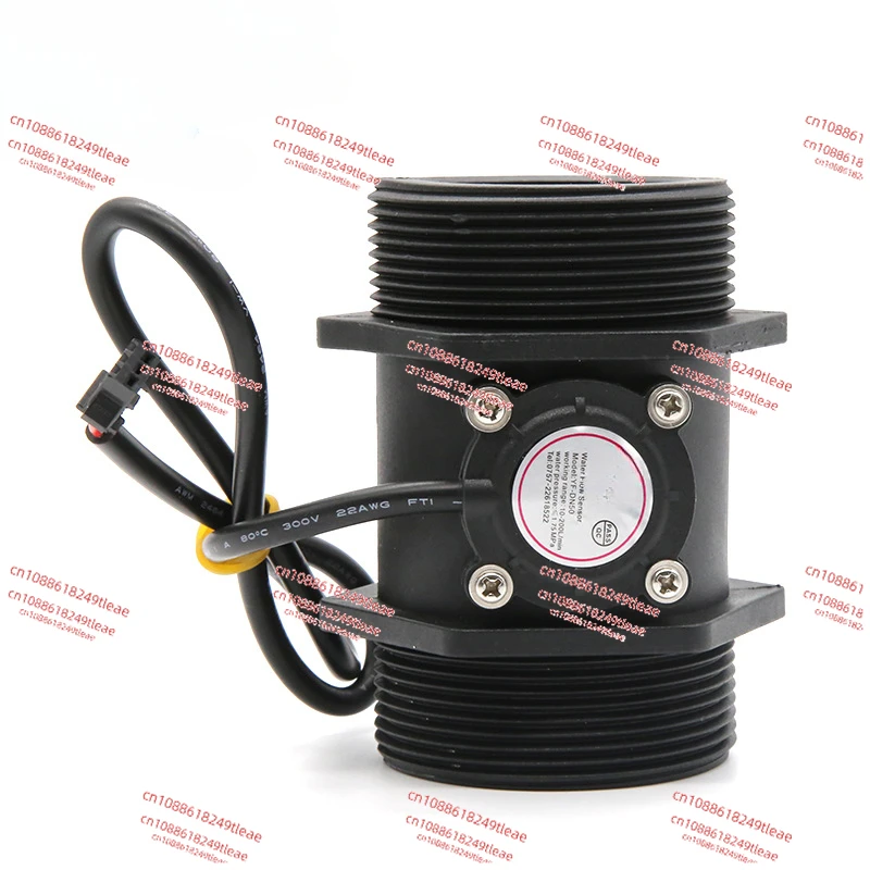 DN50 water flow sensor 2 inch turbine type Hall sensor 10-300L/min large diameter water flowmeter