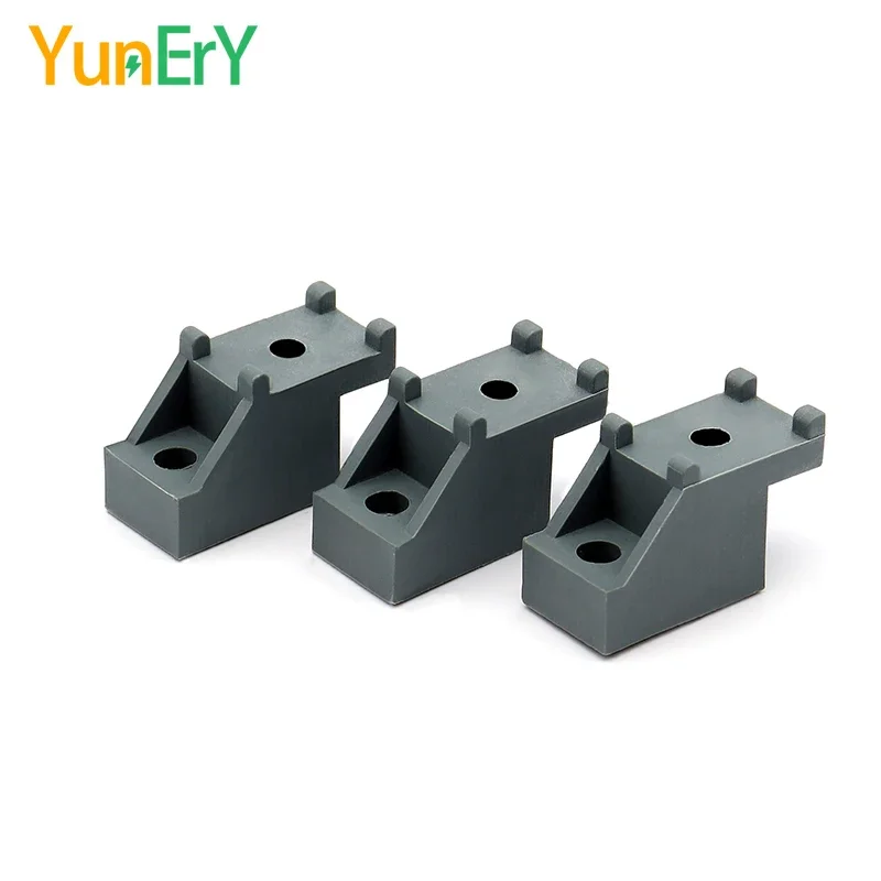 2 PCS Insulated Screw Base Grounding Copper Bar Bracket Distribution Cabinet Terminal Neutral Bar Plastic Support Gasket