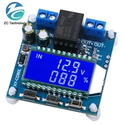 Lithium/Lead-acid Battery Charger Discharge Control Module LCD Display Undervoltage Overcharge Protector Board XY-CD60L DC 6-60V