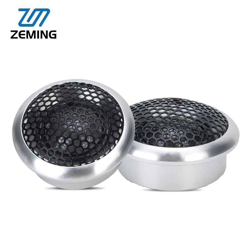 Factory High-End Nominal Power 30w*2 Neodymium magnet 92dB Car Audio Speaker Aluminum Housing Silk Diaphragm Dome Tweeter