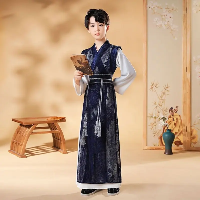 Jungen Hanfu Sommerkleid ung Jungen chinesischen Stil Kinder kleidung Kinder alte Kleidung Hanfu