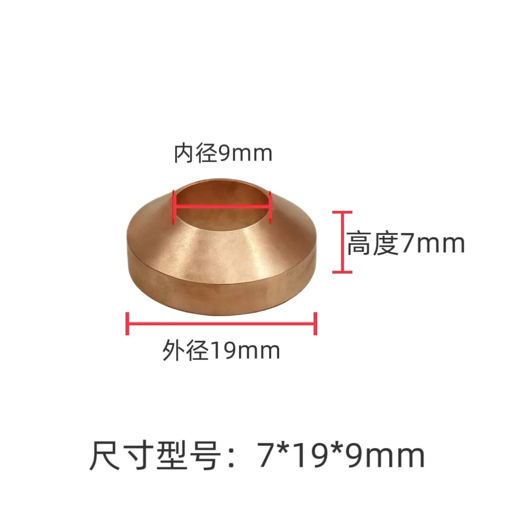4pcs/set Full Sizes Pure Copper Excavator Injector Nozzle Cone Washer Gasket S/P Type Bowl No.7 No.9 Thickened Diesel Fuel