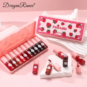 10 Pack Lipstick Water Stain Lip Lotion Lipstick Lasting Color Film Lipstick Water Light…