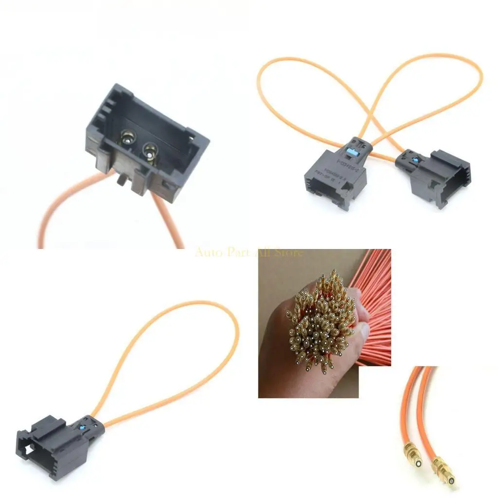 J0MA Most Fiber Adapter Loop Bypass Cable for VW for Audi for Porsche SOS FIX