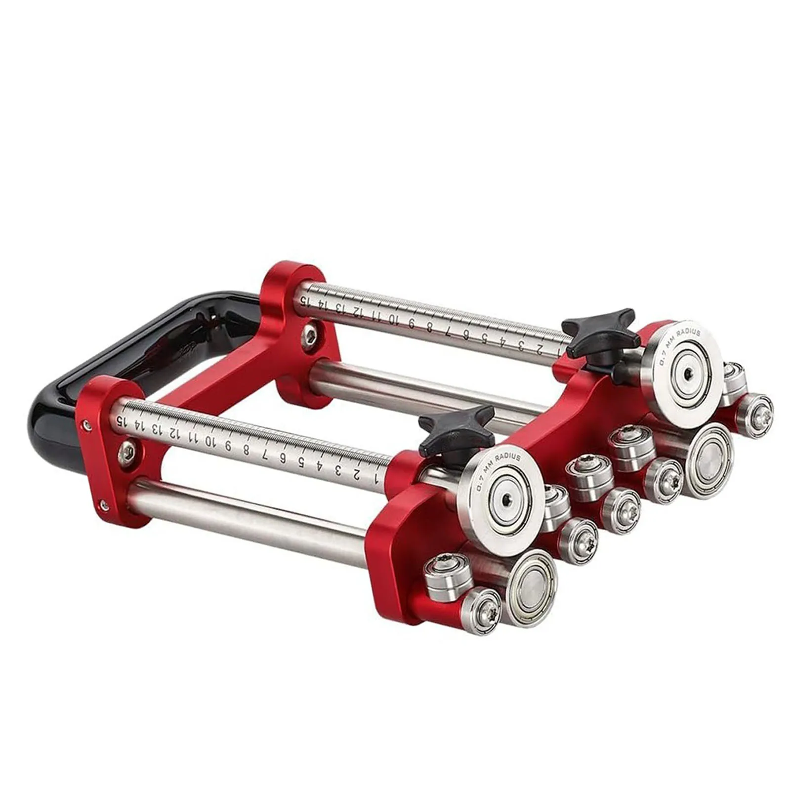 Portable 2‑Station Sheet‑Metal Bender, 0‑100° Bending‑Range Roof‑Working Tool for 7mm‑180mm Workpiece Forming