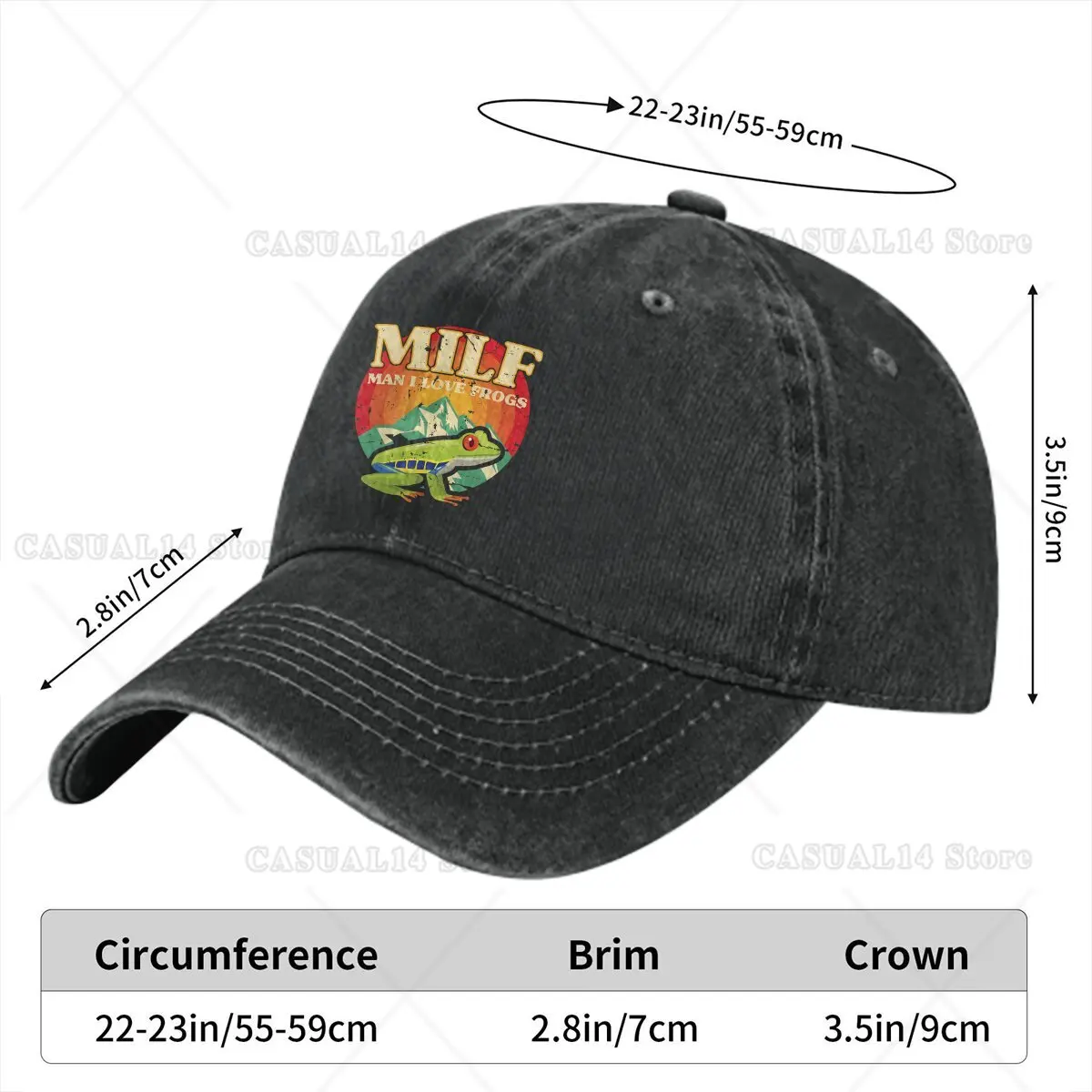 Mann ich liebe Frösche lustige Baseball mütze Männer Hüte Frauen Visier Schutz Snapback Milf Caps