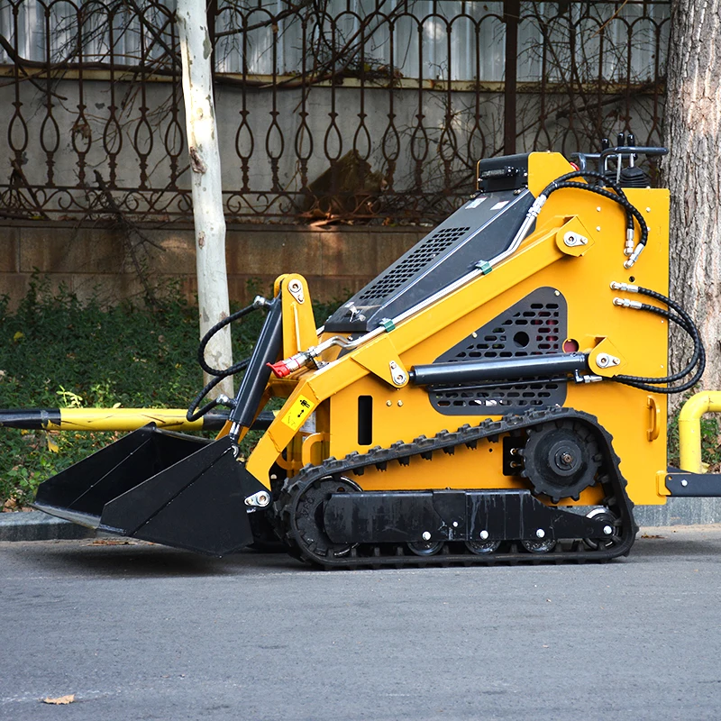 AST-360T 스키드 스티어 로더 미니 스키드 스티어 로더 크롤러 로더 건설 작업 농장 도로 공원 과수원 맞춤 제작