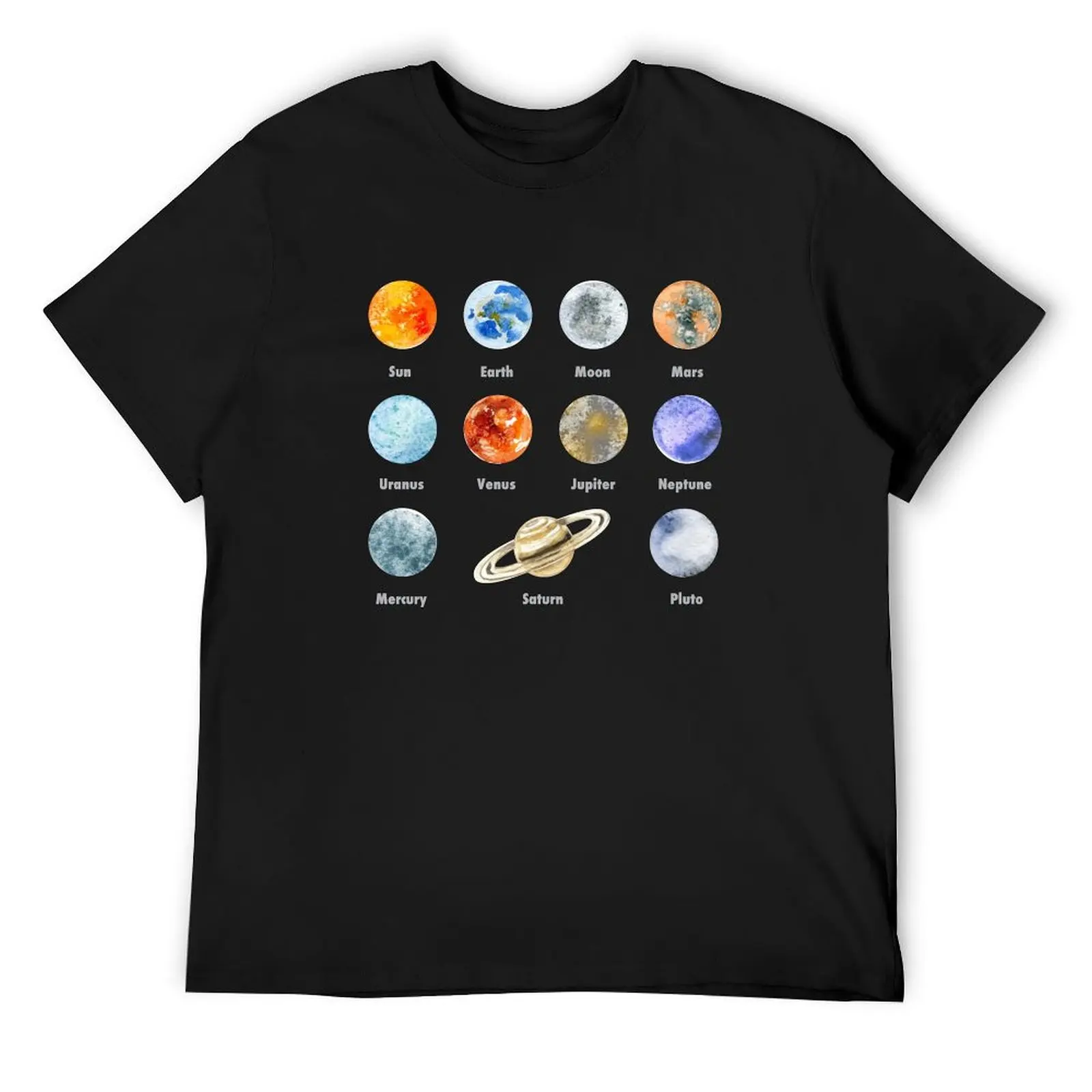 

Planets of The Solar System T-Shirt clothes new edition Funny t-shirts customs design your own men t shirt