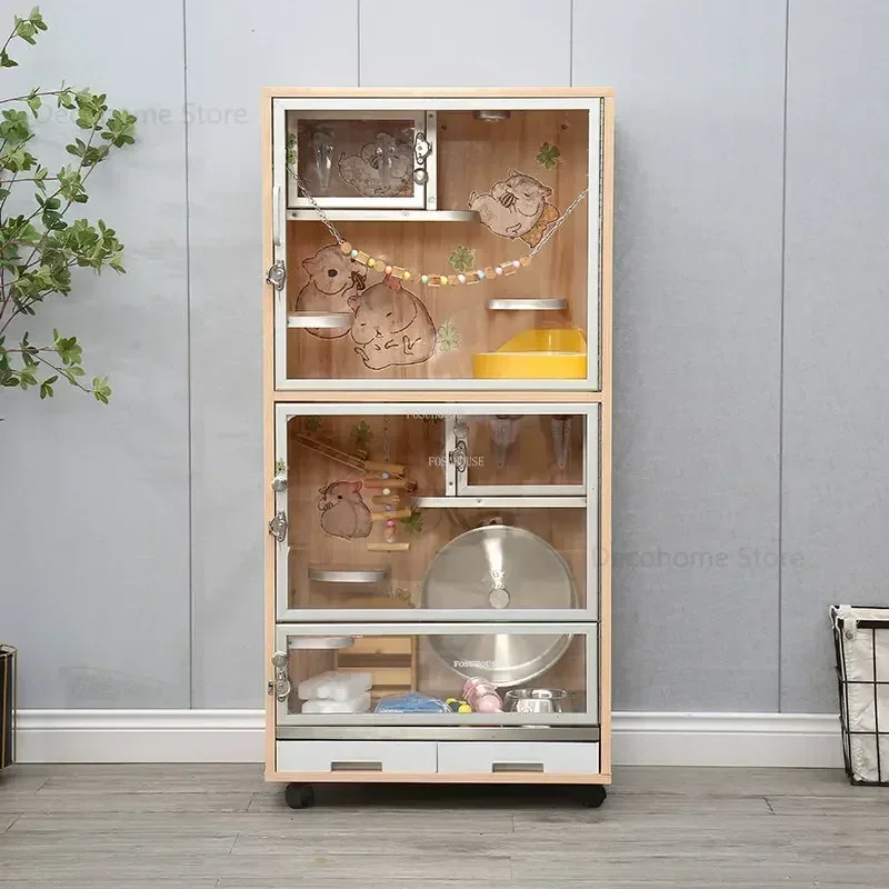 

AANordic Light, роскошные простые клетки для кошек, вилла для кошек из цельного дерева, скандинавский дом, многоэтажный большой кошачий домик, зоомагазин, клетка для разведения кошек