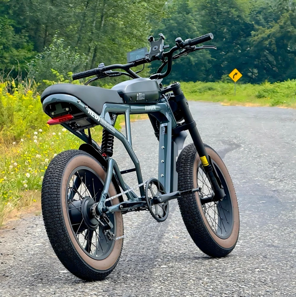 Clrak   Direct Popular Powerful E-MTB Fat Tire Off Road Dirt Vintage Ebike Shock Absorb Big Seat Electric Bike 1200W