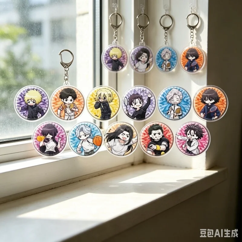 Ninja Vs. Gokudo Anime Gamute Acrylic Keychain Bag pendant style Pencil case Backpack accessory decoration Fans Gift6cm Souvenir