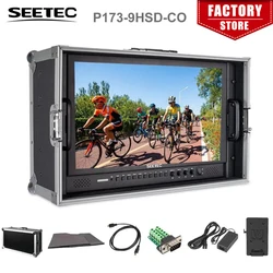 SEETEC P173-9HSD-CO 17.3 Inch IPS 3G HD-SDI 3-color Tally Light Broadcast Monitor with Suitcase Peaking Focus Assist