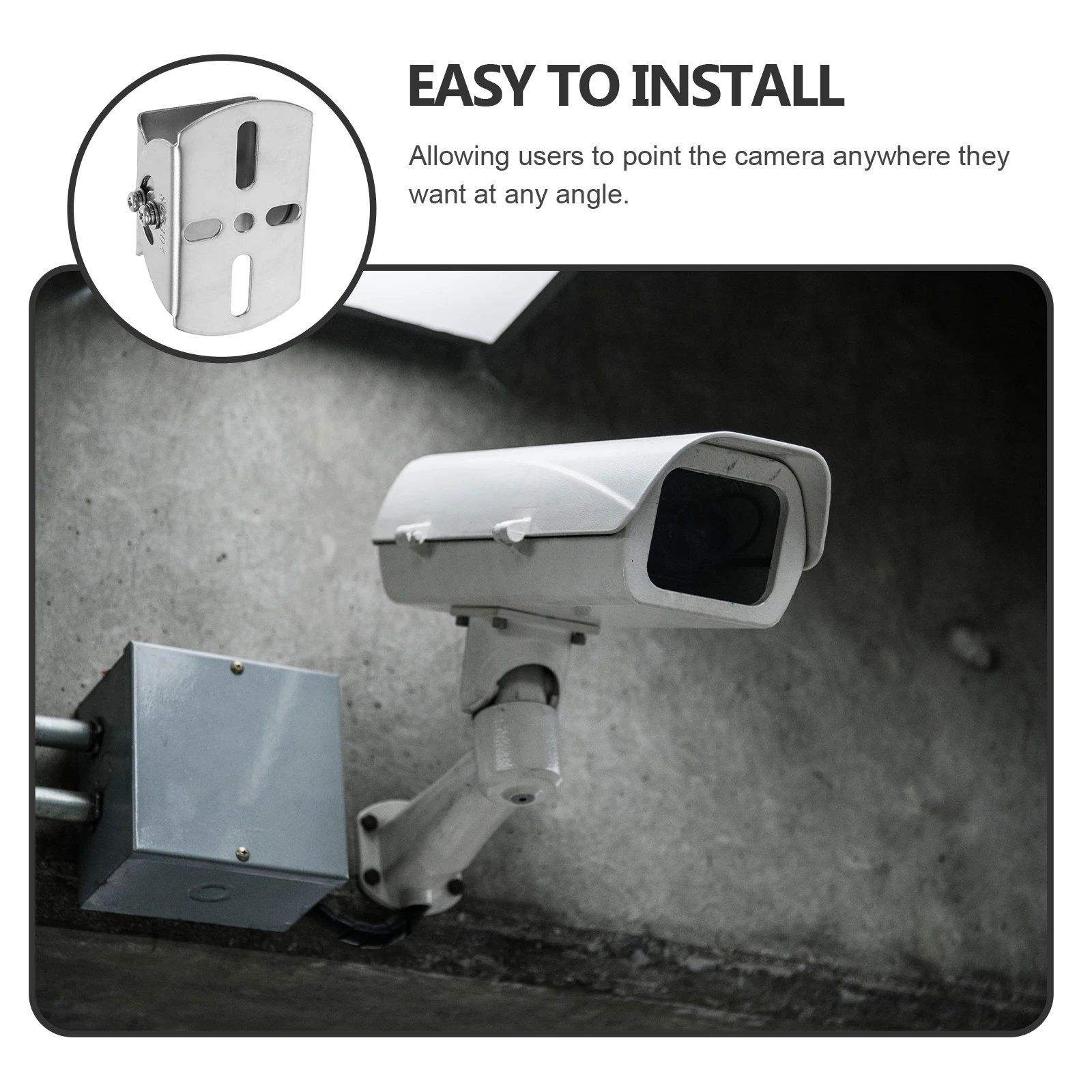 

Duckbill Universal Joint Security Camera Mount Bracket Monitor Wall Tripod Swivel Head Support Sturdy Durable Indoor Outdoor Use