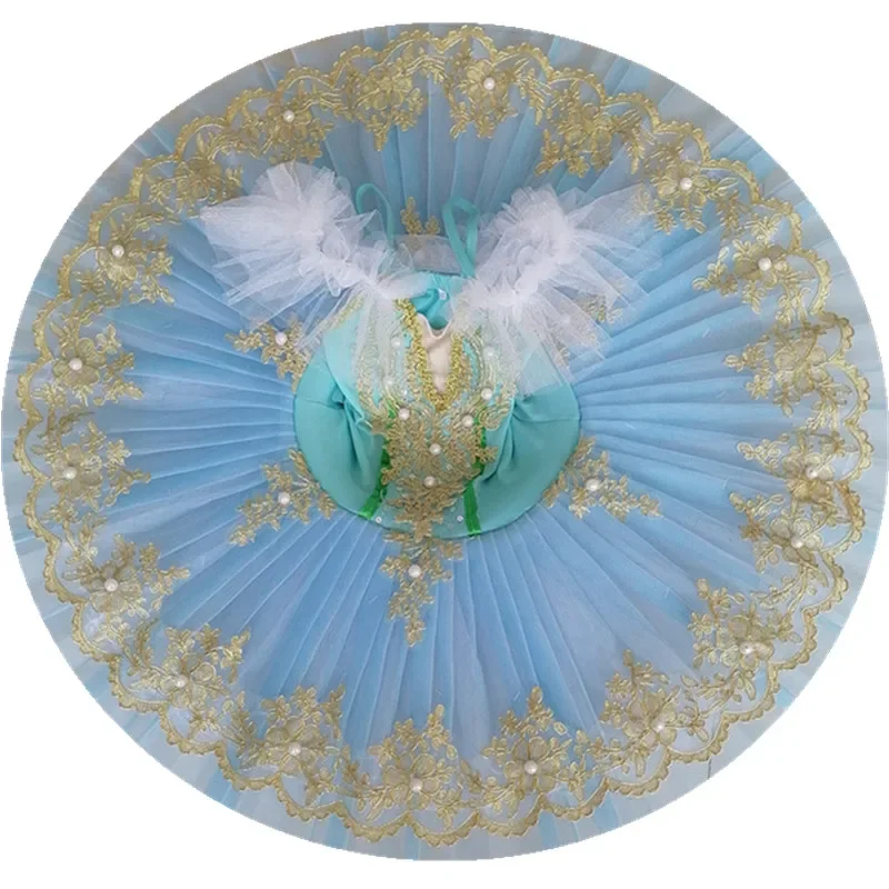 투투 발레 LED 조명 백조의 호수 발레리나 팬케이크 튜튜 소녀 여성 성인 어린이 발레 드레스 키즈 댄스 의상 튜튜 LED