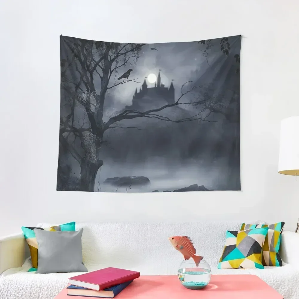 

Gothic Night Fantasy Tapestry Anime Decor Room Decor Korean Style Room Decorator Room Aesthetic Tapestry