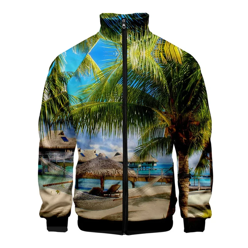 

Coats Coconut Tree Beach Shell Hoodies MenWomen Hoodie Sweatshirt Mens Ocean Sky Beautiful Seaside View Sweet Hoody Jacket