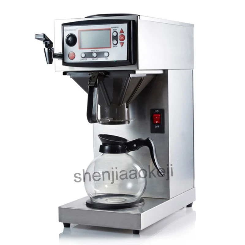 

220v Commercial Smart Cafe Machine Black Tea Machine Stainless Steel American coffee machine tea water machine