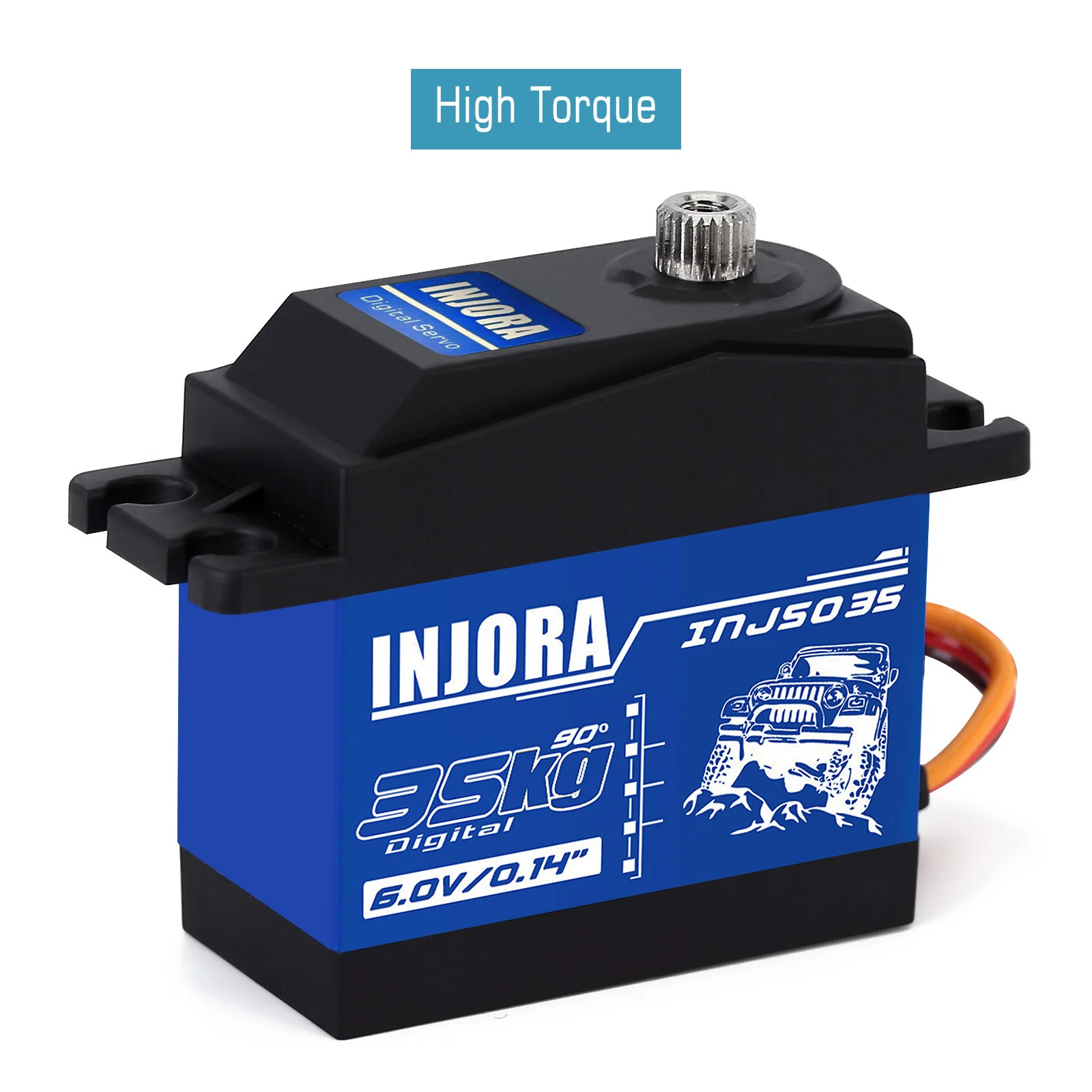 INJORA INJS025 INJS035 Servo numérique 25KG 35KG servos étanches à grand couple pour voiture RC chenille SCX10 camion Robot pièces de mise à niveau