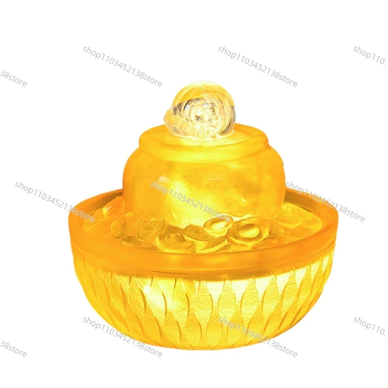 

Lucky Feng Shui Ball Desk Decoration Living Room Bafanglai Desktop Fountain Ornament
