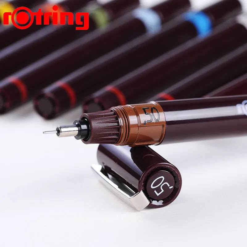 1pcs German Rotring ISOGRAPH Engineering Drawing Fineliner Needle Pen Fine Point Multiple Nibs Art Marker Fillable Ink