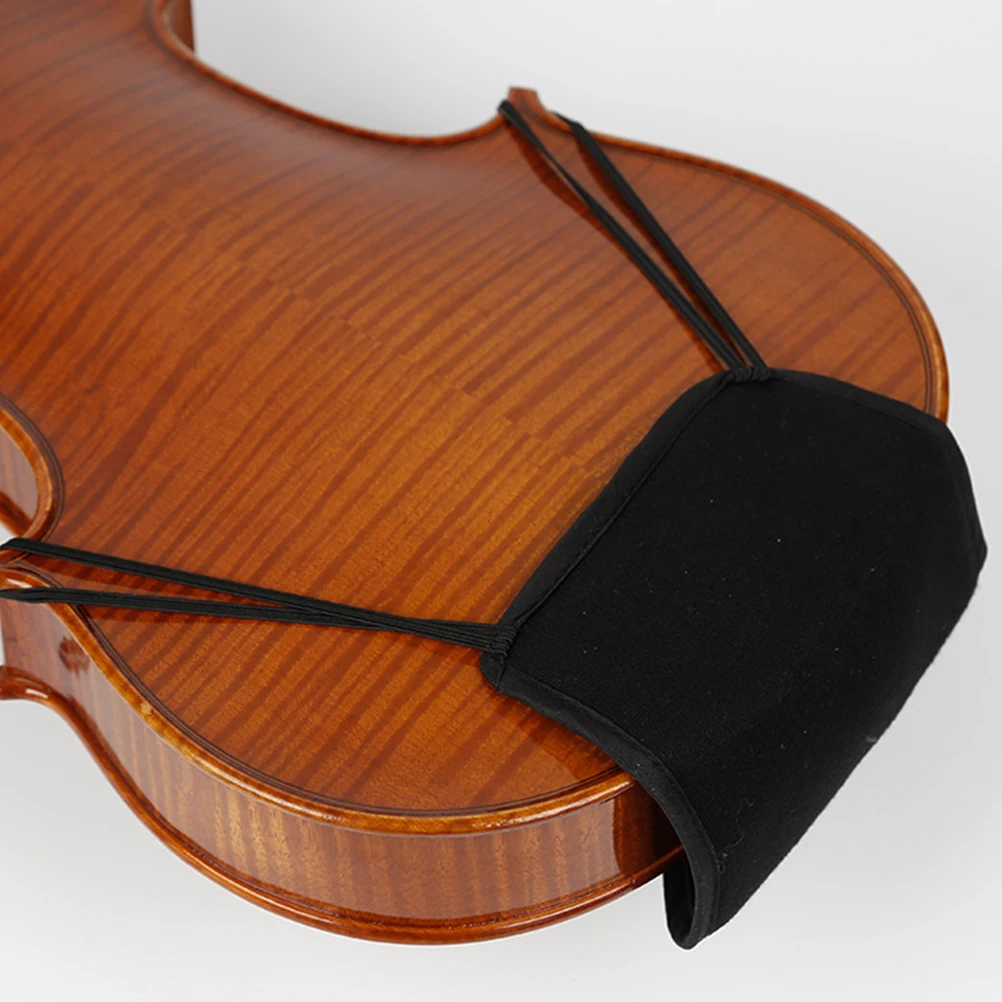 Violin Chinrest Pad Flannel Soft Breathable Comfortable Lightweight Compact Design Instrument Supplies Accessories Sweat Absorb
