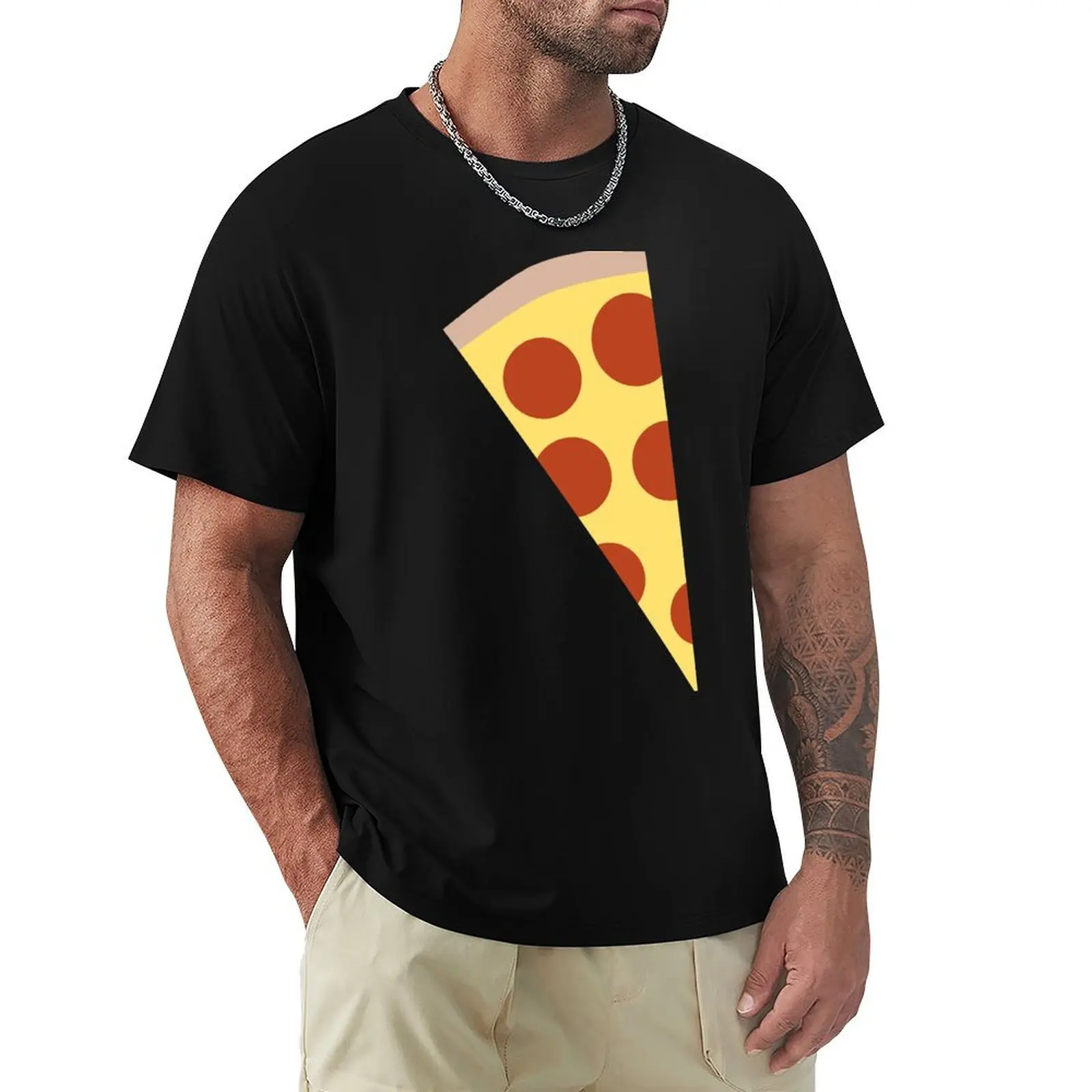 Pizza Slice T-Shirt Outdoor Sports Lightweight Tee