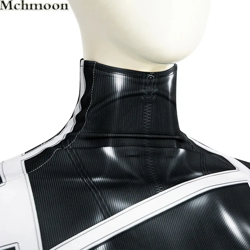 

25COSAmazing Black Cat Felicia Hardy Women Cosplay Costume jumpsuit Sexy Tights Halloween Show Cat BodySuit