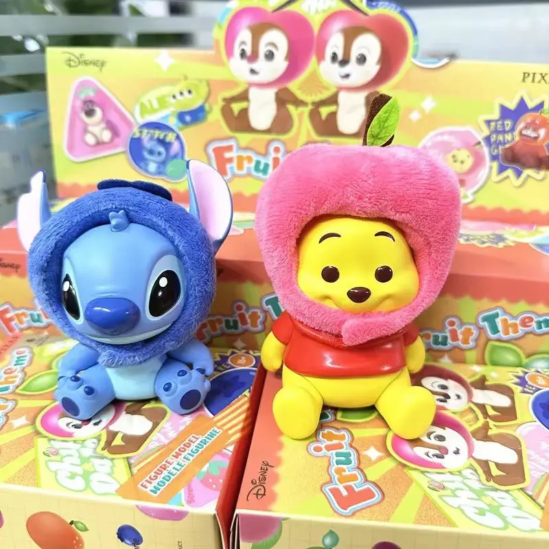 Nieuwe Miniso Stitch Buitenaardse Fruit Hoofddeksels Serie Blinde Doos Lucky Mystery Box Kawaii Anime Figuur Model Collectie Speelgoed Geschenken