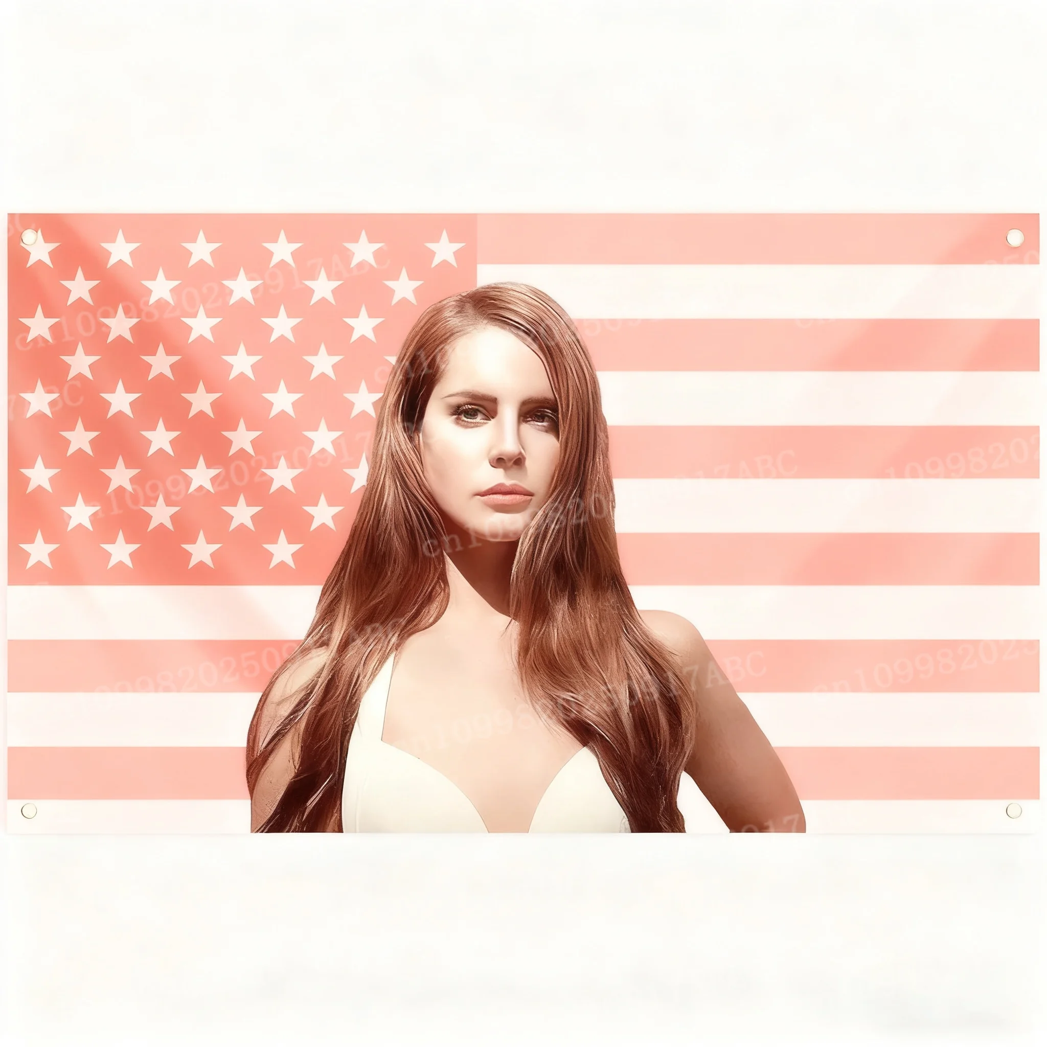 لانا ديل ري العلم نسيج الأمريكية راية مضحك روما نسيج أربعة الحلقات للكلية النوم رجل غي غرفة نوم المنزل نسيج