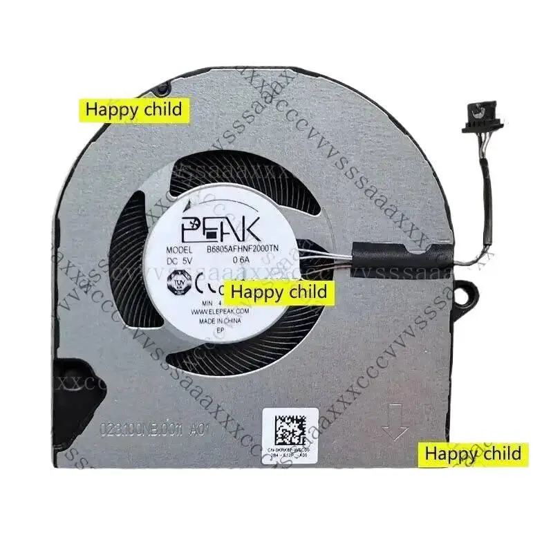 لمروحة تبريد وحدة المعالجة المركزية للكمبيوتر المحمول Inspiron 15 5510 5515 5518 7400 7415 2021 0KRK6P *&*