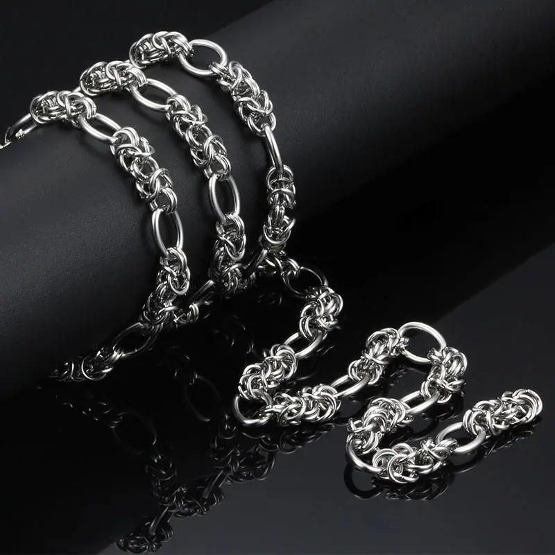 

Цепочка-колье из нержавеющей стали 10 мм с крупными овальными звеньями для женщин и мужчин, в стиле панк-хип-хоп, для самостоятельного изготовления браслетов и украшений
